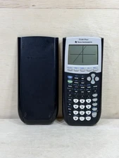 Texas Instruments TI-84 Plus Graphing Calculator - Black W/ Cover Clean Tested