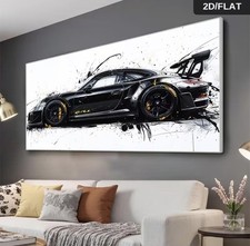 Porsche GT3RS 911 Polyester 2D Poster 160x80cm Werkstatt CupRennsport Legen1072