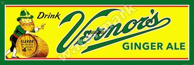 Drink Vernor's Ginger Ale Metal Sign 2 Sizes to Choose From