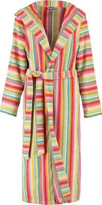 Cawö Bademantel Damen Kapuze Life Style 7081-25 Mehrfarbig Größe 44