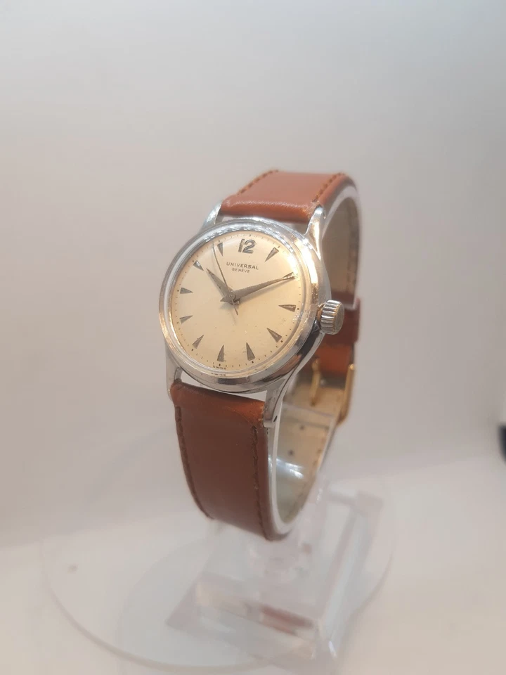 Orologio da polso Vintage Uomo Cassa Acciaio Universal Cal 332 Bem Funzionante - Image 2 of 4