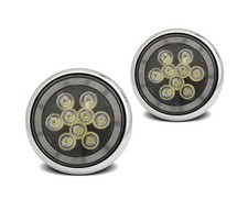 Fog Lights for BMW MINI COOPER UNIVERSAL RAllY LED DRL Black Chrome