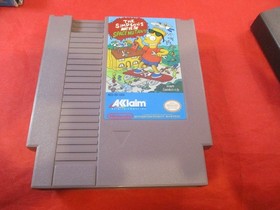 La barba dei Simpson vs. The Space Mutants (Nintendo NES) COMPLETO con poster scatola!