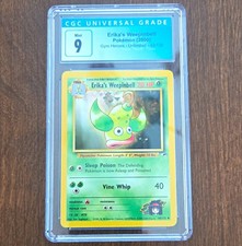 Erika's Weepinbell 49/132 Gym Heroes Unlimited 2000 English CGC 9