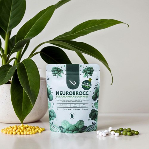 Neurobrocc Integratore Sulforafano Gomma - Potente Germoglio di Broccoli Extrac Hot' - Foto 3 di 16