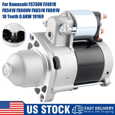 Starter For Kawasaki FX600V FX651V FX691V FX730V John Deere 10 Teeth 0.6KW 19169