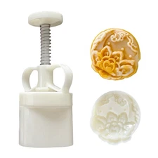 Durable Mooncakes Pattern Maker 75g Molds for Professional Bakers and Hobbyists