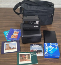 VTG Polaroid Spectra System SE Instant AF Film Camera W/ OG Box  Manual  Film