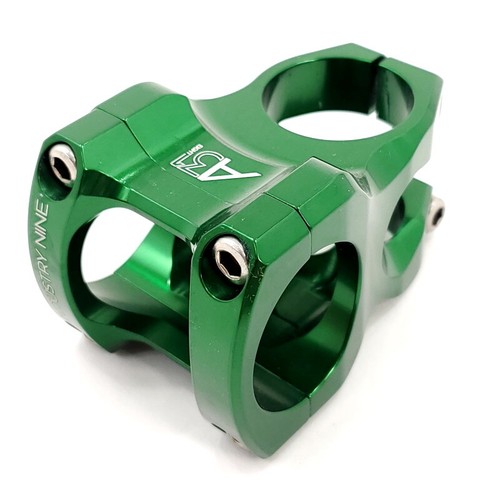 Industry Nine A318 Mountain Bike Stem 31.8mm x 40mm x +/-6deg Rise, Green - 第 1/12 張圖片