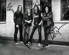 KiLLeR DWaRfS Russ Darrell Gerry Johnny Heavy Metal Rock auto 8x10 Photo w/COA
