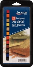 Jackson Artist Soft Pastels -Earthtone  Set of 12