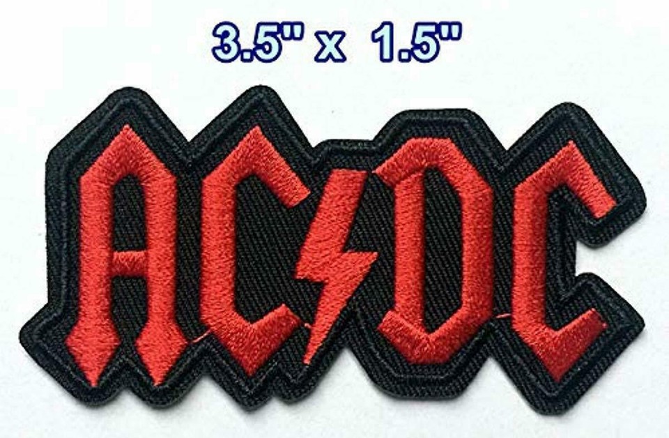 Rock Music Band Patch 8 PC Set Embroidered AC DC Led Zeppelin Metallica ...