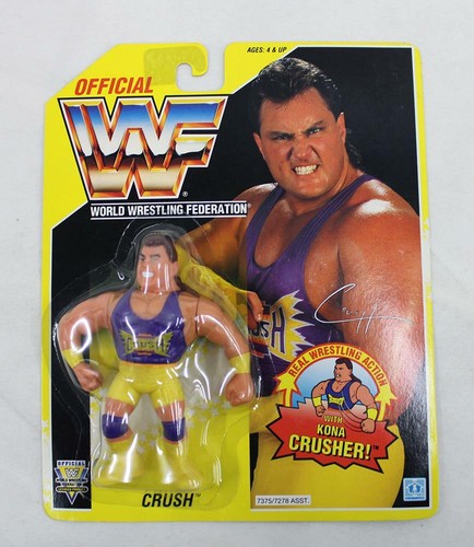 1993 - Series 7 - Yellow Card - Hasbro - WWF Crush...