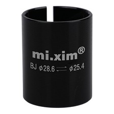 Bike Ahead Handlebar Shim Stem Reducer Aluminum Alloy 28.6 To 25.4mm Black Part