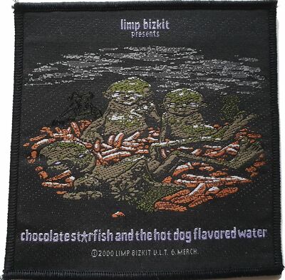   Limp Bizkit - Chocolates Starfish gewebter Aufnäher- woven Patch Neu