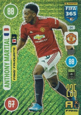 Panini Adrenalyn XL FIFA 365 2021 Nr. 24 Fans' Favourite Anthony Martial