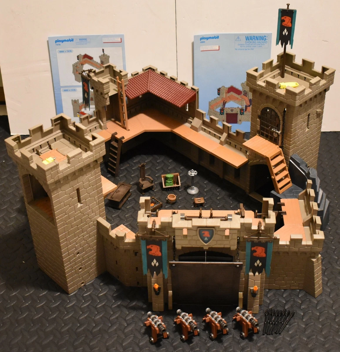 Playmobil 4866 Falcon + 7478 Tower Extension for castle |