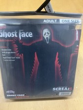Ghost Face Adult AGED MASK Standard One Size ADULT Costume Halloween Cosplay
