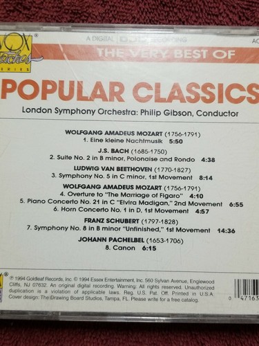 Classical Music Cd Lot Mozart Bach Pachelbel Beethoven Handel Vivaldi Schubert - Picture 6 of 8