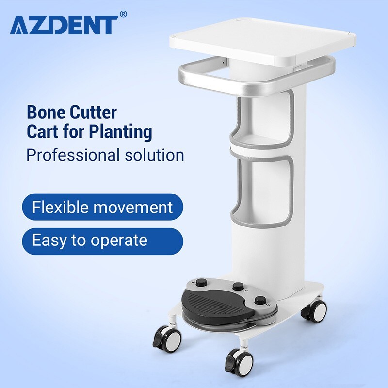 Dental Trolley Intraoral Scanner Cart Mobile Rolling Serving Cart 3 Layer Single