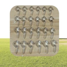 24pcs For Jar Stainless Steel Clips / Clamps for 6 jars For Airtight Seal