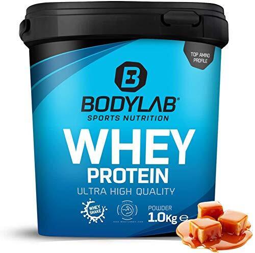 Bodylab24 Whey Protein Powder Caramel salé 1kg pour des muscles plus forts pr... - Foto 1 di 9