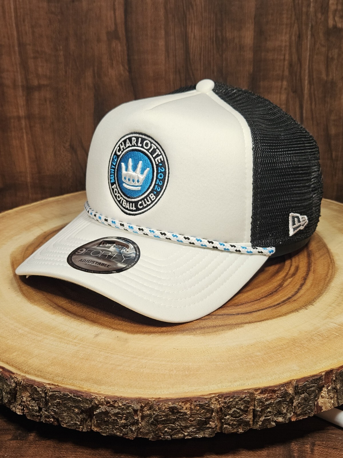 Charlotte FC New Era 9Forty Golfer Rope SnapBack Adjustable Hat Cap MLS Soccer