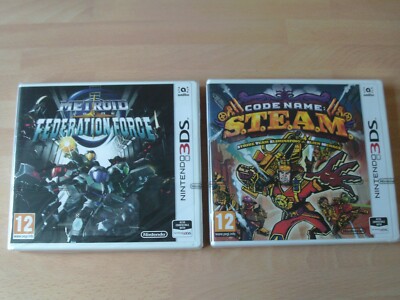metroid prime federation force & Codename S.T.E.A.M.   3DS NEU&VERSIEGELT