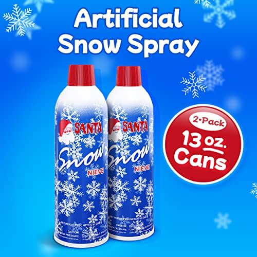 2Pack Artificial Snow Spray Christmas Tree Fake Snow Holiday Winter Crafts decor eBay