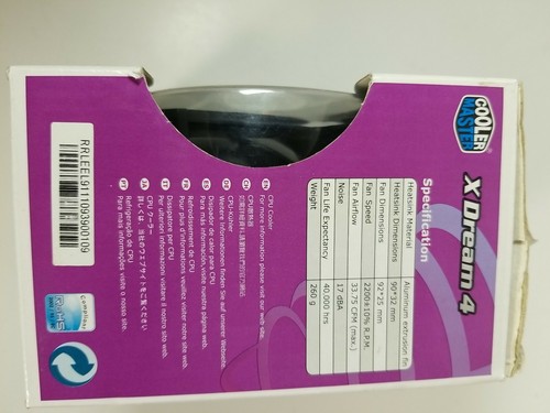 Cooler Master CPU cooler - X Dream 4 - In Original Box - Picture 3 of 6
