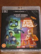 THE H-MAN/BATTLE IN OUTER SPACE w/Booklet (REGION B Blu-Ray) EUREKA: HONDA: NEW!