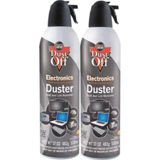 Dust Off Spray Pack 2 - 10 oz Electronics Compressed Canned Air Duster