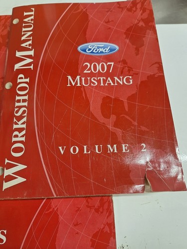 2007 Ford Mustang Service Workshop Repair Manual Vol.1 & 2 + Wiring Diagrams Set - Picture 3 of 6