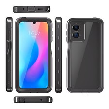 For Motorola Moto G 5G 2024 Waterproof Heavy Duty Transparent Rugged Case Cover