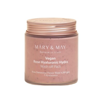 MARY & MAY Rose Hyaluronic Hydra Wash Off Pack 300g