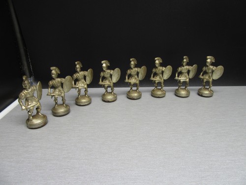 X709⭐⭐Schachfiguren Metallguss Motiv: Römer Mittelalter ⭐⭐ - Picture 8 of 24