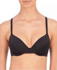 Natori Revelation T-Shirt Bra 721248 Black New Size 32DDD