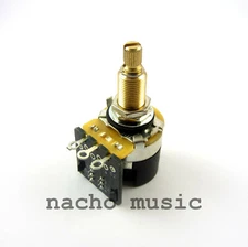 CTS 500K Long Shaft DPDT Push/Pull Audio Taper Potentiometer for Gibson Les Paul