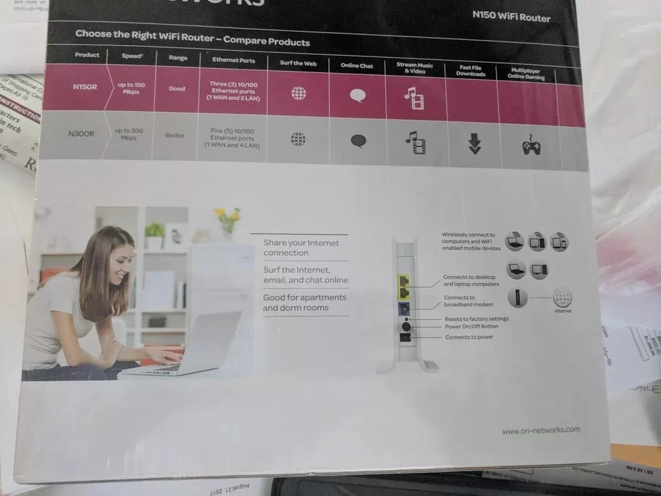 Netgear Router - N150 WiFi On Networks  - Image 3 of 4