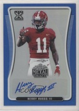 2020 Leaf Metal Draft Blue Rainbow 33/35 Henry Ruggs III #BA-HR3 Auto uk2