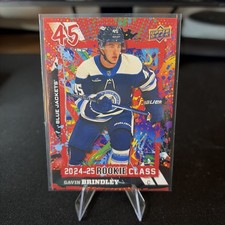 2024-25 Upper Deck Rookie Commemorative Class RED #6 Gavin Brindley