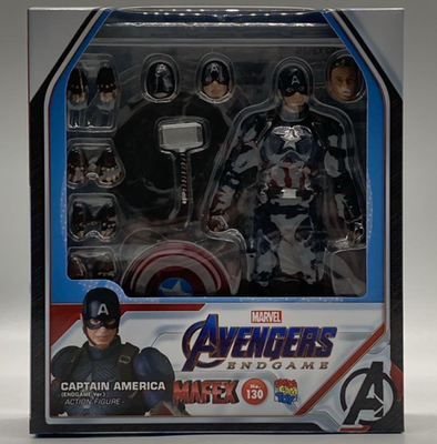 MAFEX キャプテンアメリカ (エンドゲーム) #130 Avengers: Endgame MAFEX No.130 Captain America Action Figure