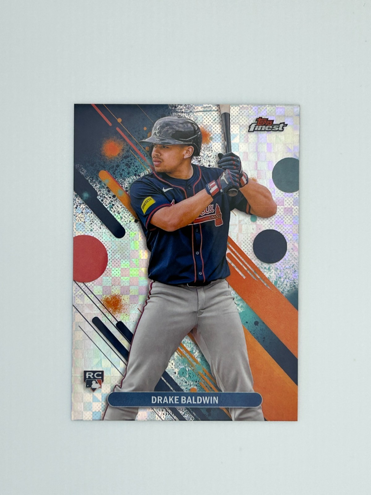 2025 Topps Finest DRAKE BALDWIN Rookie (RC) X-Fractor Atlanta Braves #21 Common
