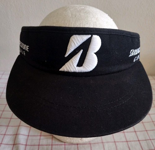 Cappello berretto visiera golf Bridgestone nero uomo donna regolabile ricamato - Foto 2 di 6