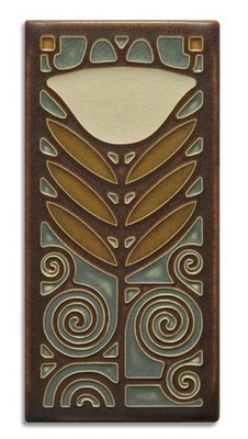 Motawi Tileworks Dard Hunter Poppy- Stone 