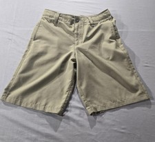 Under Armour Boys Chino Shorts Beige Size M Adjustable Waist