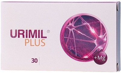 URIMIL PLUS Magnesium & Vitamin B Nervenunterstützung Nahrungsergänzung 30 Kapseln