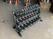 NEW 5–75 lb Dumbbell Set + Rack – Full Commercial Gym Bundle
