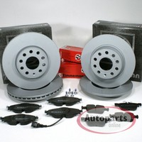 Zimmermann Bremsen Set Ø 288 Mm + Ø 272 Mm Vorne + Hinten FüR Skoda Octavia Iv