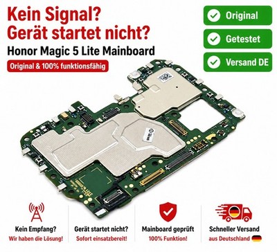 Mainboard Hauptplatine Honor Magic 5 Lite 256GB 8Gb Ram 100%funkioniert